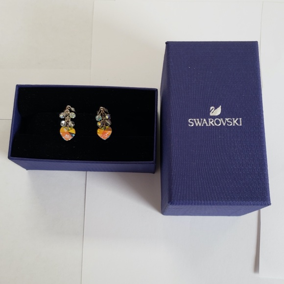 NEW! Swarovski Heart Dangle Drop Earrings - Mother's Day Anniversary Gift - Picture 12 of 16